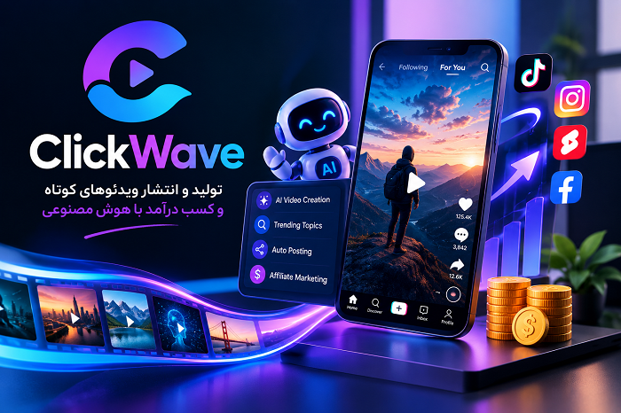 ClickWave چیست؟   ClickWave، امکانات، مزایا و نحوه کسب درآمد
